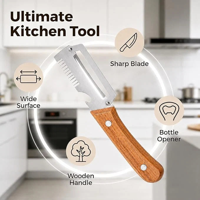 3-in-1 Vegetable Peeler with Bottle Opener