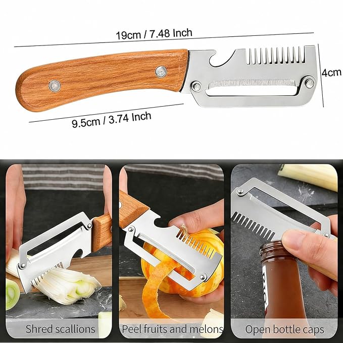 3-in-1 Vegetable Peeler with Bottle Opener