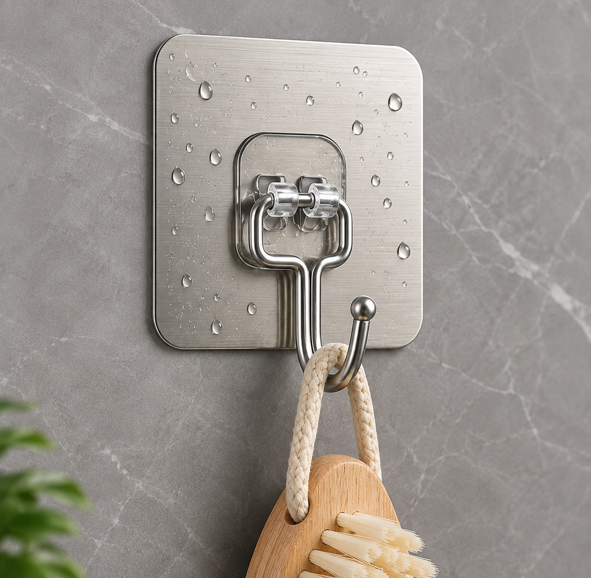 10 Pcs Self-Adhesive Waterproof Hooks for Home & Kitchen